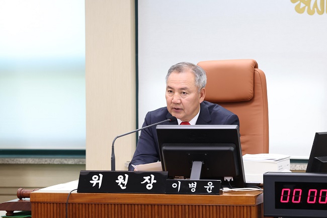 이병윤 서울교통공사 사장 인사청문회위원장, 17일 백호 사장 후보자 청문특위 일정 마무리
