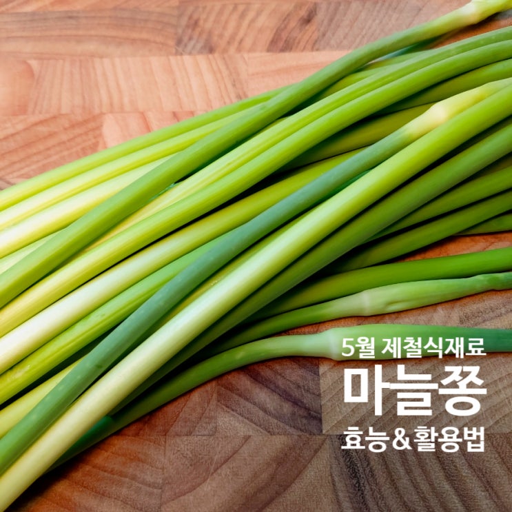  5월제철식재료 마늘쫑효능, 활용법 3가지