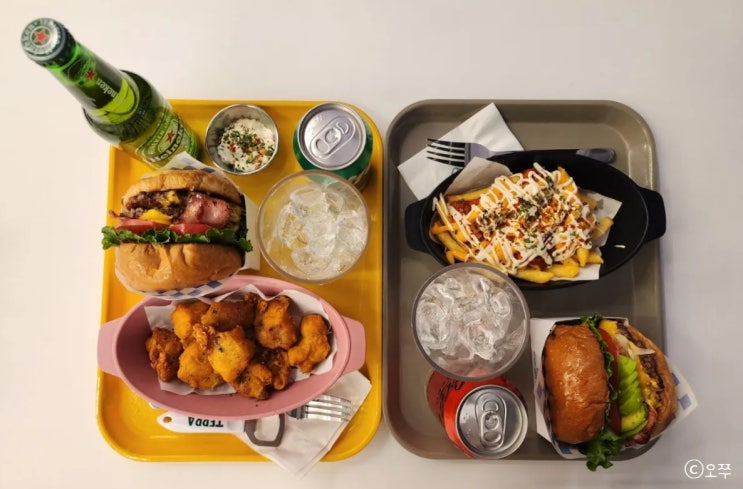  [수원 천천동 맛집] Four Run Burger / 베이컨 더블 패티 베이컨 버거, 아보카도버거 , 칠리 치즈 프라이즈 추천