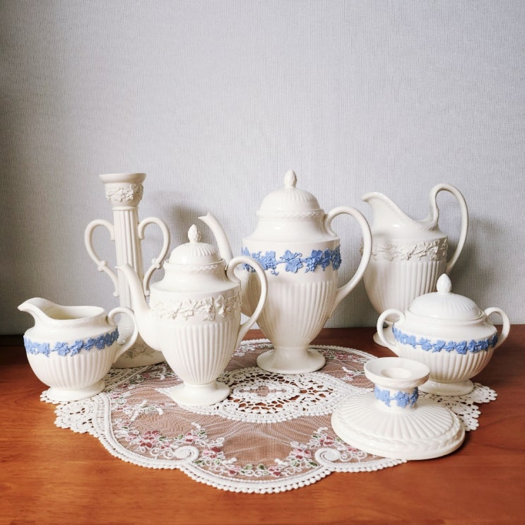  [wedgwood]_퀸즈웨어 에듬(edem) 커피팟 세트