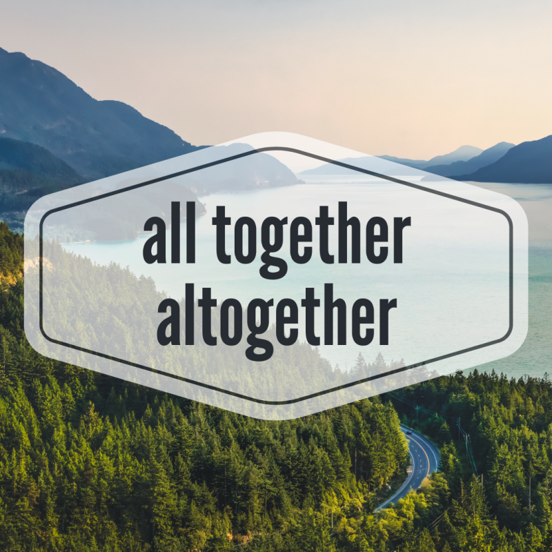 all together / altogether 뜻 차이