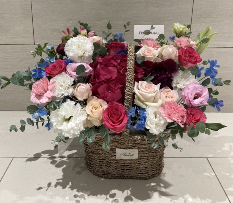  (배곧꽃집) 꽃 선물 집착 광공이 선택한 꽃블리 시흥배곧정왕점 대형 꽃바구니