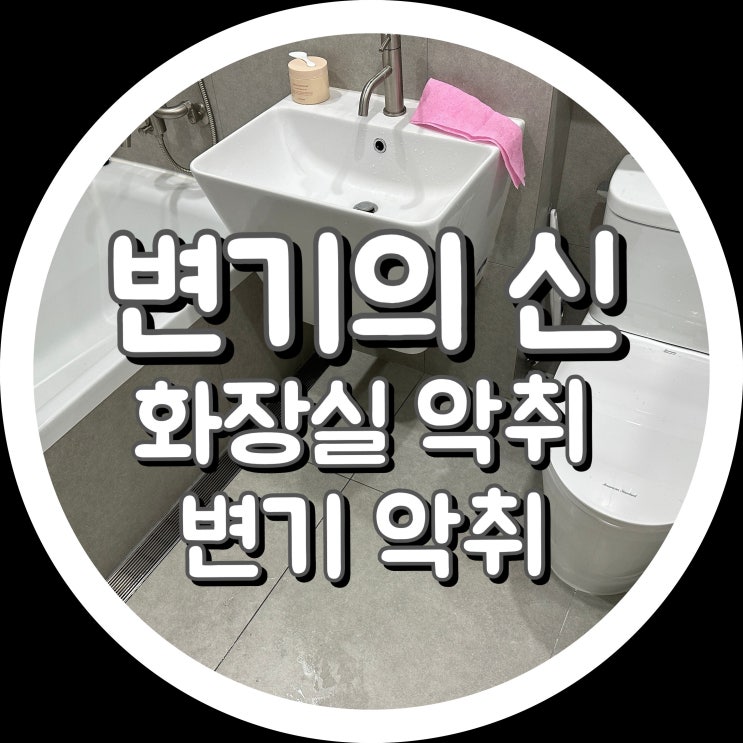 욕실 화장실 하수구 냄새 원인 및 해결 feat. 변기 악취 (경기도 화성)