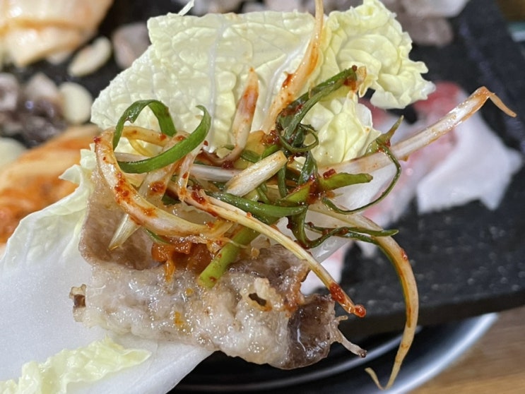  말바우 시장 삼겹살 맛집 웰빙삼겹살