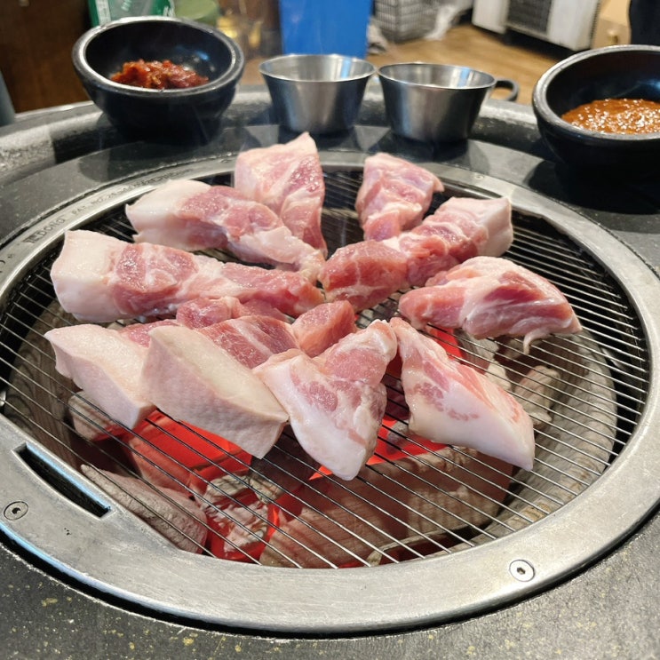 신도림 맛집 원조부안집에서 고기 흡입