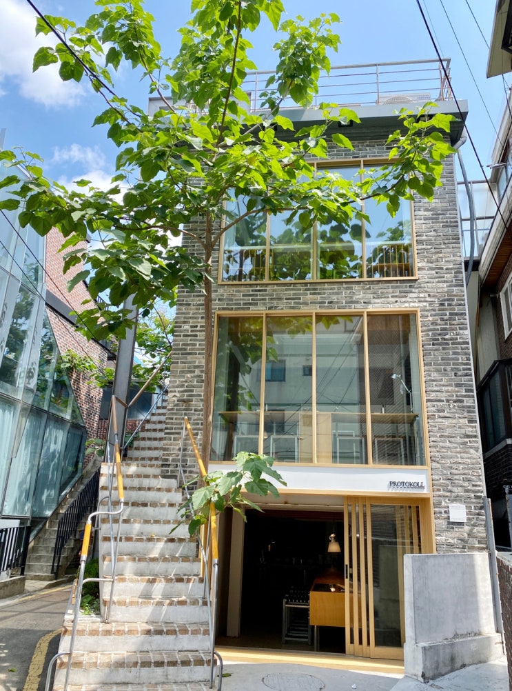  [서울 마포구] 홍대 상수 카페, 프로토콜 쇼룸 protokoll showroom / 아메리카노, 푸릇 원두, 텀블러, 합정역 상수역 대형카페