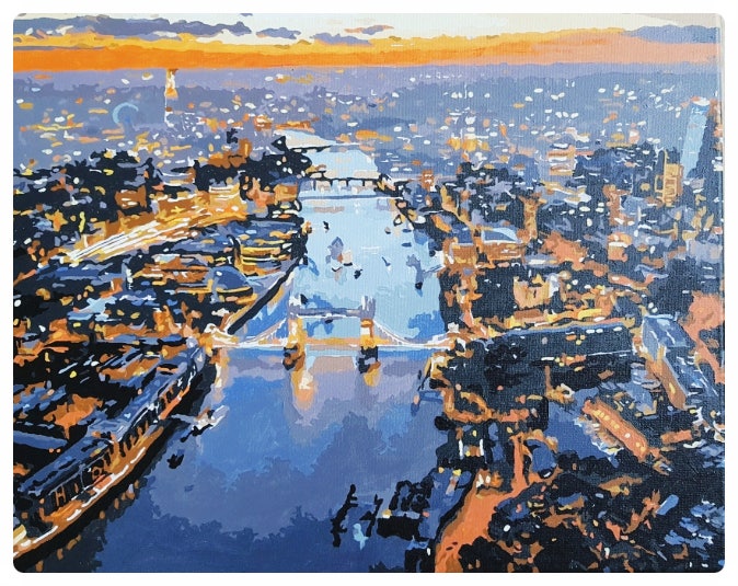  아트조이 DIY 명화 그리기 세트/런던 야경(GX8913) 40x50cm