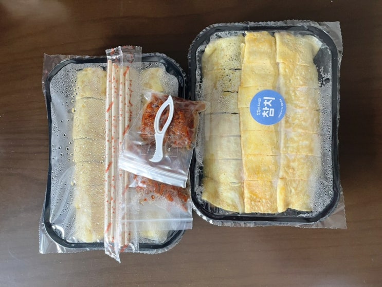 진순자계란말이김밥 포장도 맛있네요! Feat. 원조의 위엄