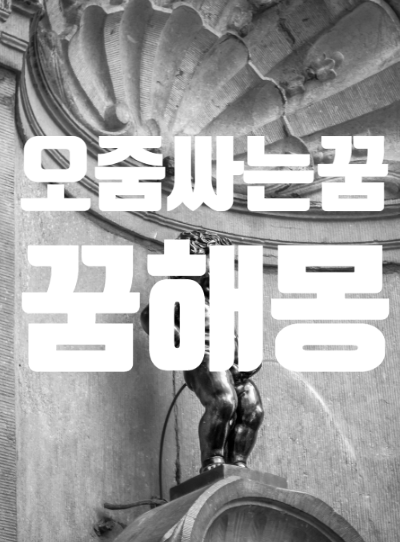 오줌싸는 꿈, 꿈해몽 총정리?!