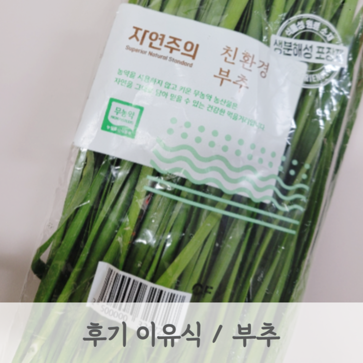  [후기이유식 언제부터?] 부추 큐브 만드는 방법 (부추 토핑, 토핑이유식, 베이비무브)