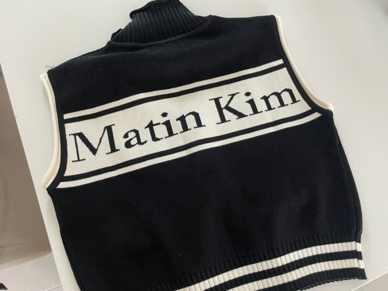 Matin Kim 마뗑킴 니트조끼 블랙 사이즈 후기