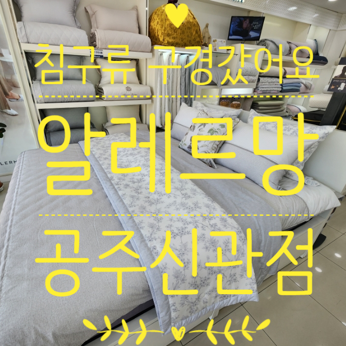  공주 이불 알레르망 공주신관점 냉감여름침구 사계절이불세트 혼수침구 봤어요