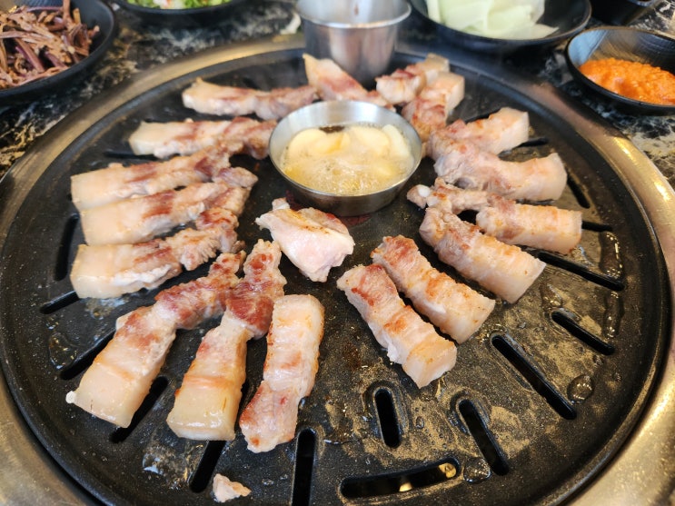  제주공항근처맛집 오멍가멍흑돼지 제주공항본점 후기