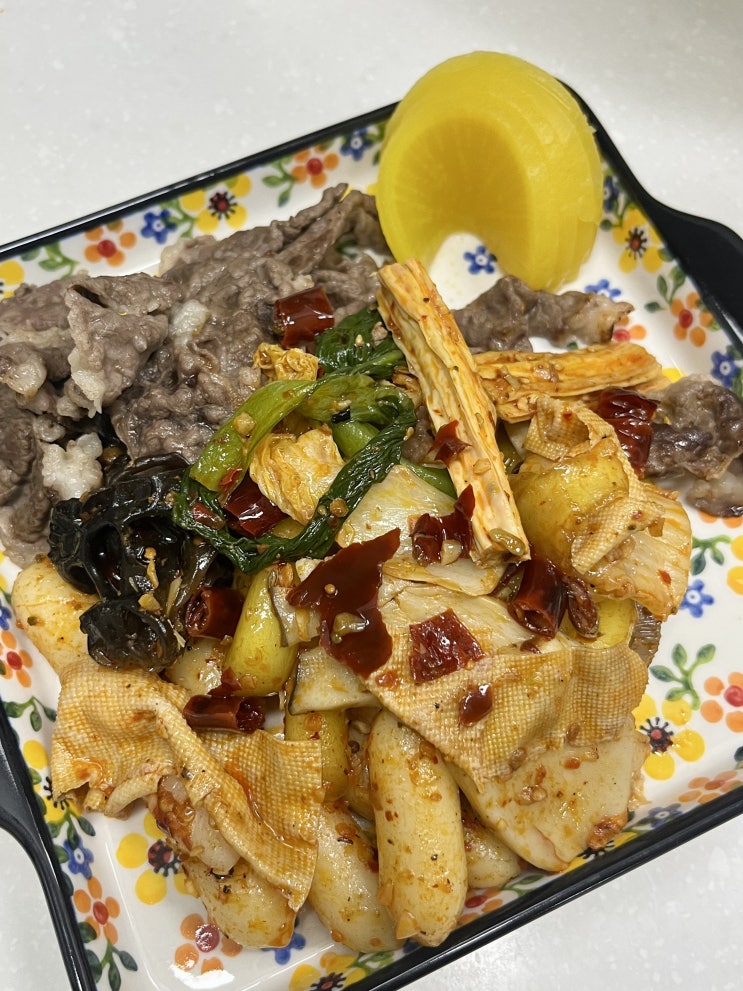  [오나대 챌린지] 마라샹궈&차돌박이️, “라홍방마라탕” 인천청라호수공원점 배달 후기