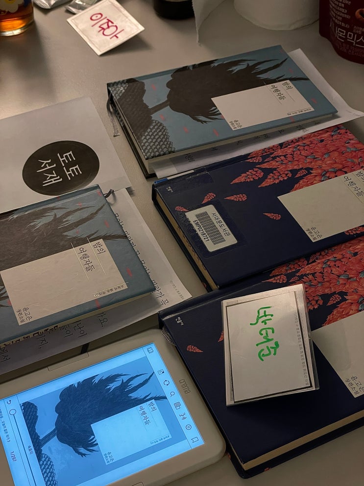 23년 여섯 번째 독서모임 토토서재 - 밤의 여행자들 23년 여섯 번째 독서모임 토토서재 - 밤의 여행자들