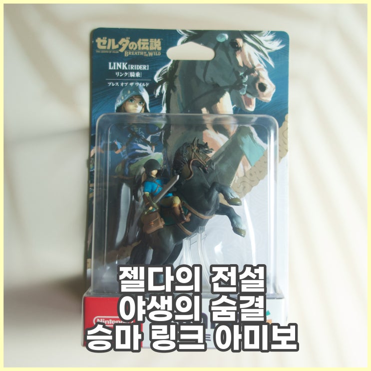  야생의 숨결 승마 링크 아미보 개봉기 및 케이스로 보관하는 방법