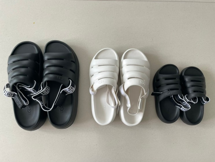  어그 UGG * 스포츠예 : 여름 가족 샌들 추천 커플신발 아이와 커플샌들 사이즈팁 US9 빅키즈6 리틀키즈11 자포스직구