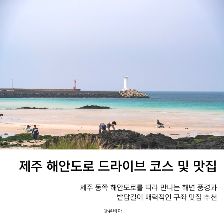 제주 동쪽 해변 풍경과 구좌 밭담 풍경이 예쁜 맛집 아스론가 제주