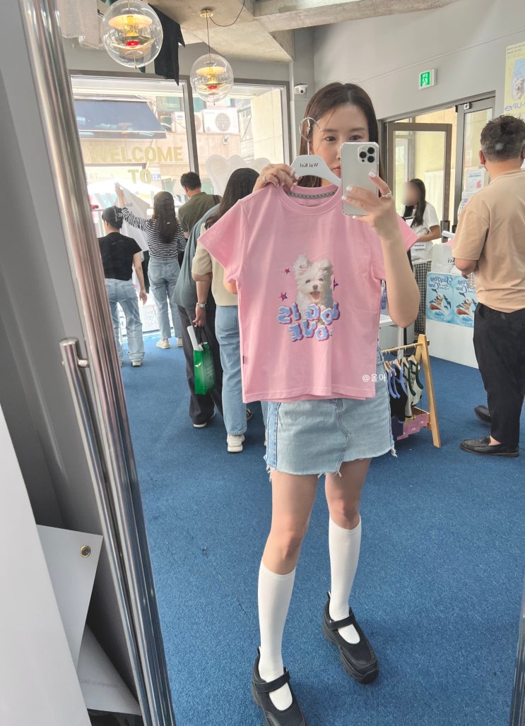  서울숲 와이케이 팝업 다녀온 후기!(귀여운 반팔티, 말티즈 구름이)
