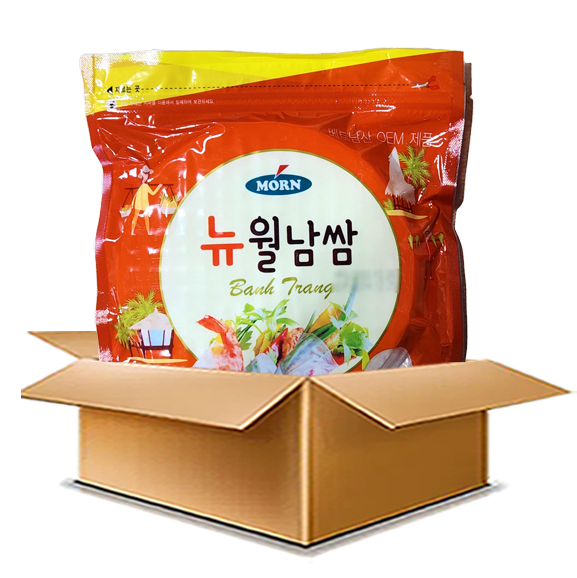  몬 뉴 월남쌈 (300g x 20개) 원형 레드 16cm 무료 아이스포장
