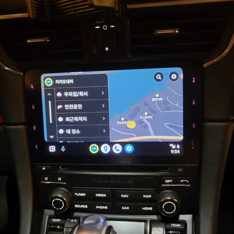 양주 광적면 / 안드로이드올인원 / 포르쉐도 셋탑박스 설치없이 순정카플레이/안드로이드오토 활성화가 가능 / 포르쉐 / 911