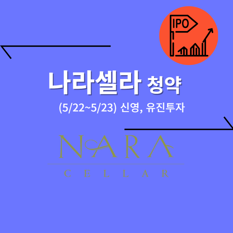  나라셀라 공모주(5/23, 신영, 유진투자)