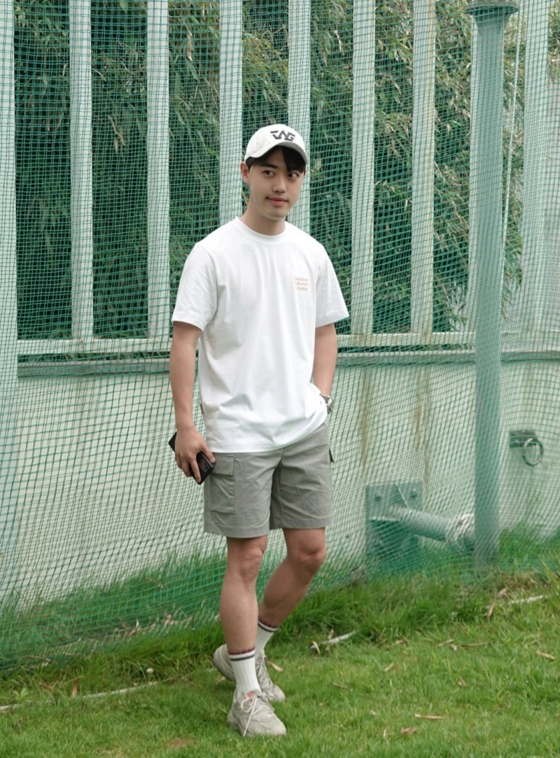 남자 여름 셋업 반팔티 반바지 코디 브랜드 스노우피크 어패럴 감각적이죠