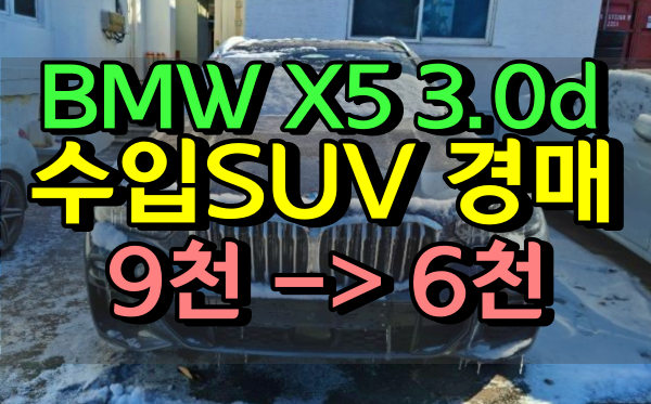  수입SUV 경매 X5 3.0d 2021년식