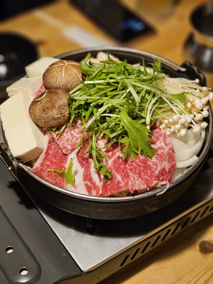 오사카 스키야키 맛집 야와라카 도톤보리 술집