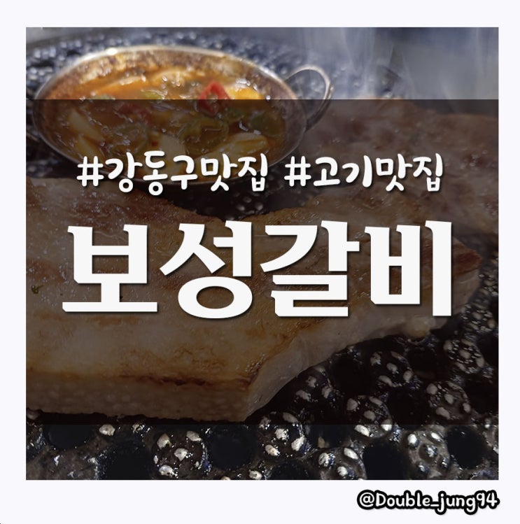 서울 강동구 둔촌동역 근처 양념 돼지고기 맛집 보성갈비 _ 내돈내산