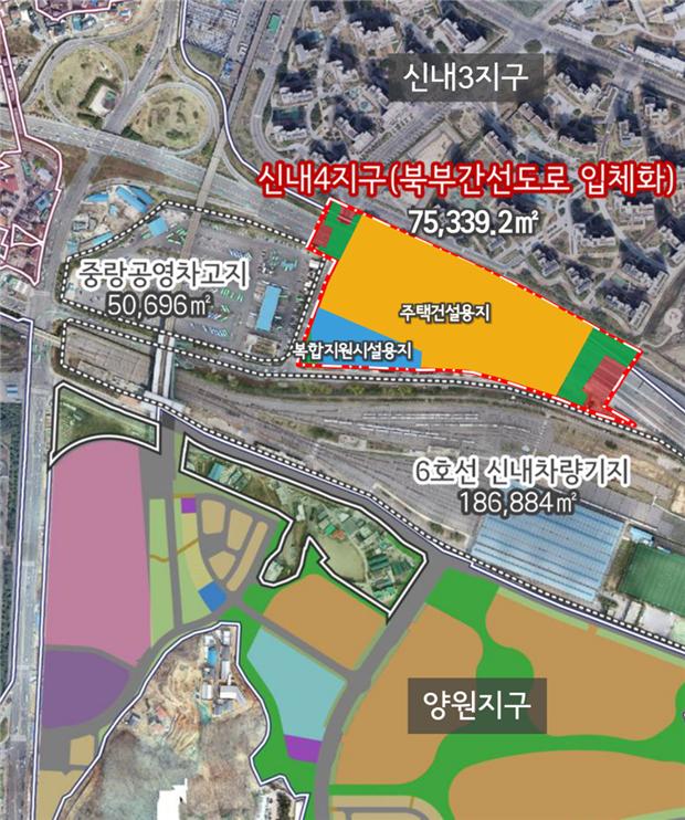 박승진 의원, 신내4지구 컴팩트시티 우회전차로 신설공사 현장 방문