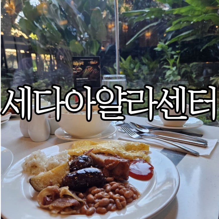  세부시티 호텔 세다아얄라센터 조식 상세 후기(Seda Ayala Center Cebu)