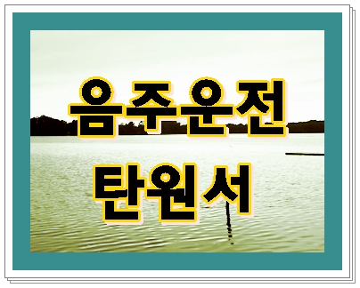  안산 탄원서 행정사 (음주운전 사건)