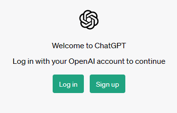 ChatGPT를 사용해보자.
