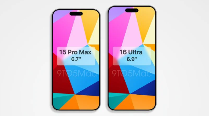 애플 아이폰 16 프로 맥스 디스플레이와 크기가 6.9인치로 커질수도 있습니다 iPhone 16 Pro Max CAD