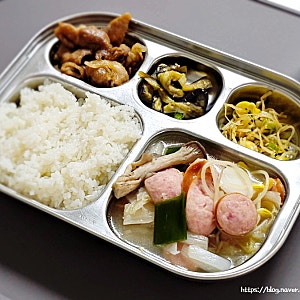 안매운 부대찌개 어린이 부대찌개 만드는 법 사골곰탕 사골육수 요리