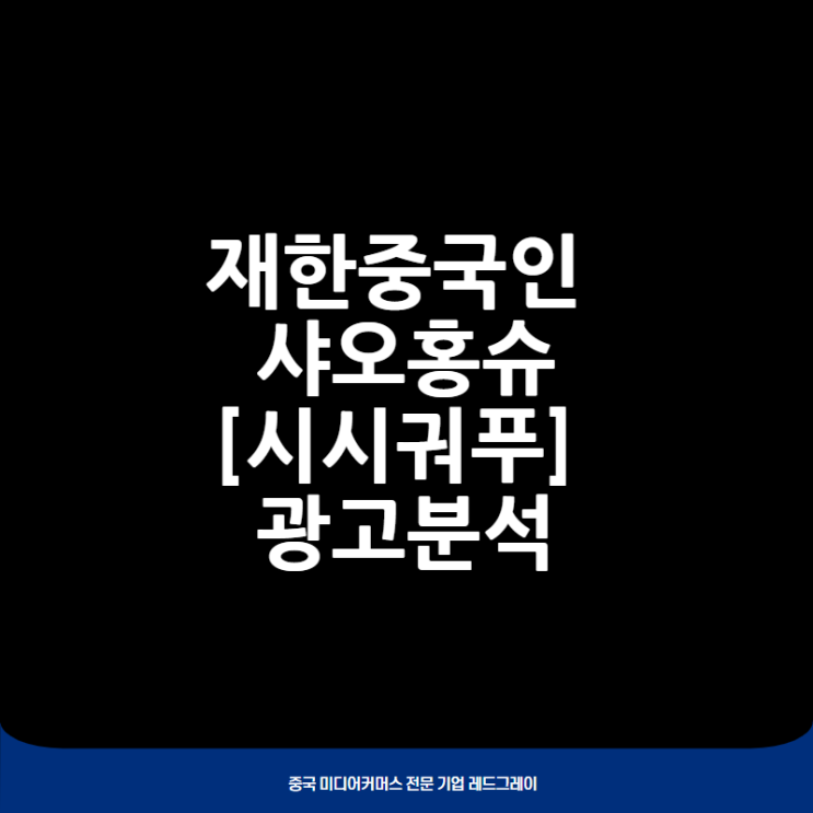  [왕홍마케팅] 최고의 재한중국인 샤오홍슈 계정 [시시궈푸] 광고사례 2_23.05.23