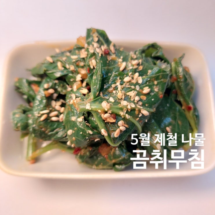  건강식단 곰취나물무침 만드는법/곰취데치기 Tip