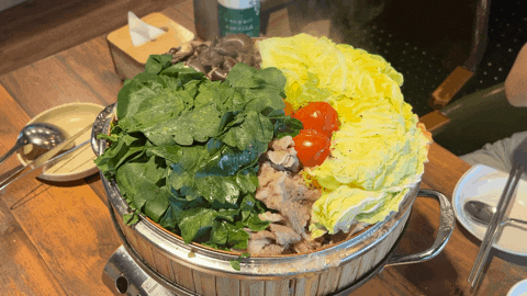  [백운역 술집] 예술한상에서 푸짐하게 차돌박이대나무찜 먹기
