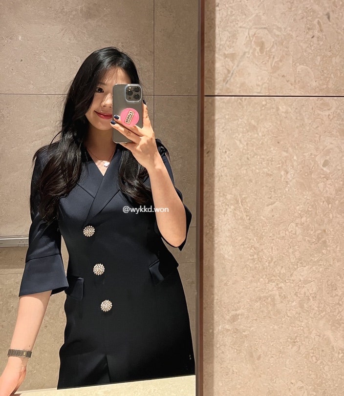 혼주룩 ootd, 샤틴 에스블랑 원피스 혼주 원피스 하객룩 오피스룩 정장원피스 추천, 내돈내산 ....