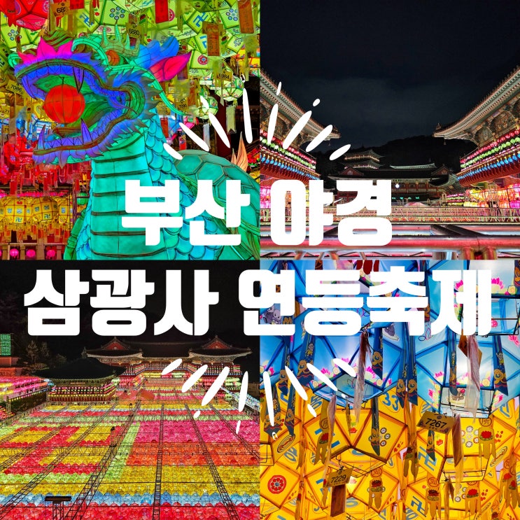  삼광사 연등축제 시간 주차 사진스팟 알고 부산 야경 즐기기