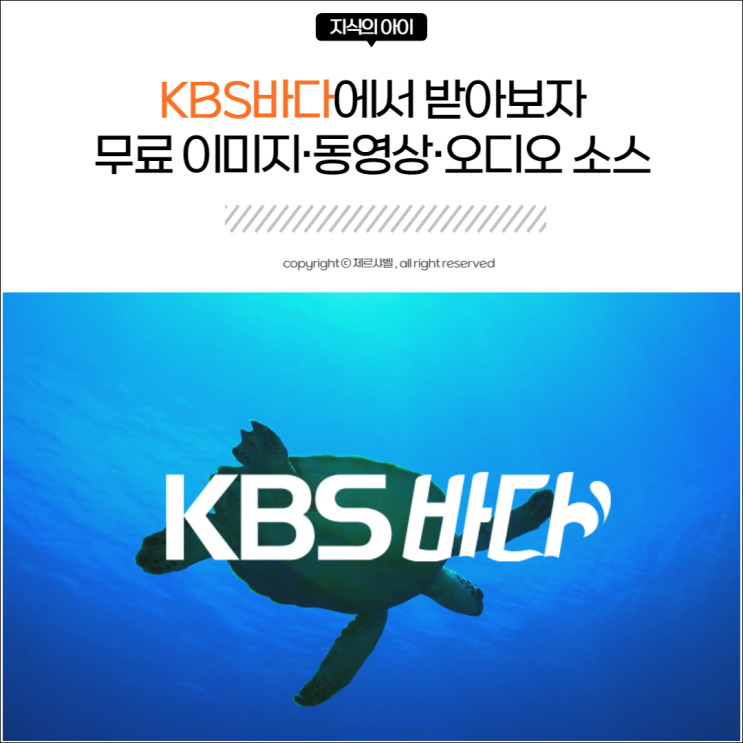  KBS바다 - 무료 이미지 동영상 오디오 소스 다운 받을 수 있는 곳