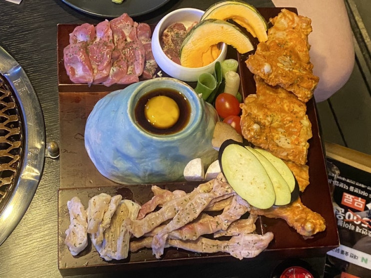  대전 봉명동 닭 특수부위 숯불닭구이 맛집 호연재