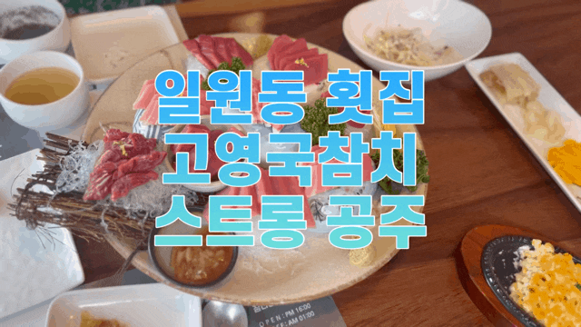  삼성병원 맛집 고영국참치 참다랑어회 존맛 일원동 횟집