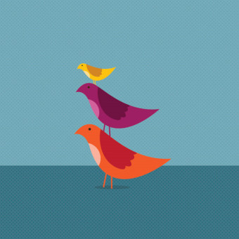  굴뚝새와 꽃새(A chimney-bird and a flower-bird)
