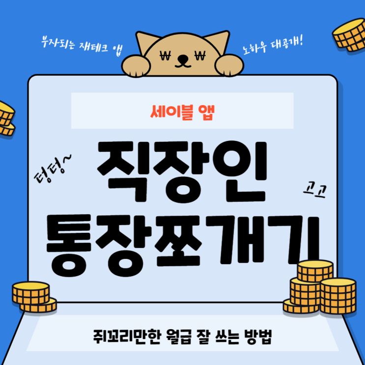  [월급관리] 직장인 통장쪼개기 해주는 재테크 앱 세이블