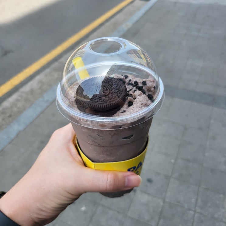  [빽다방, 쿠키크런치 빽스치노] 리뷰