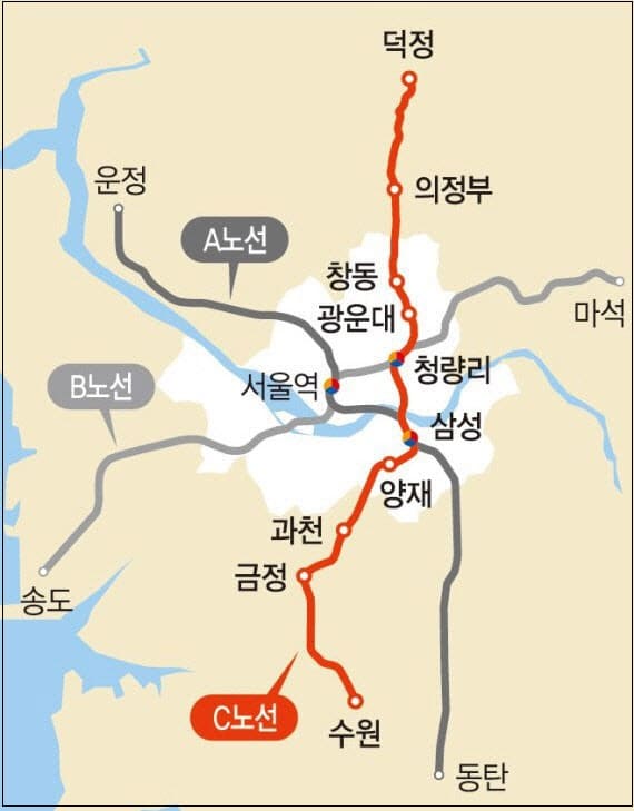  GTX A·B·C 어디가 연장될까