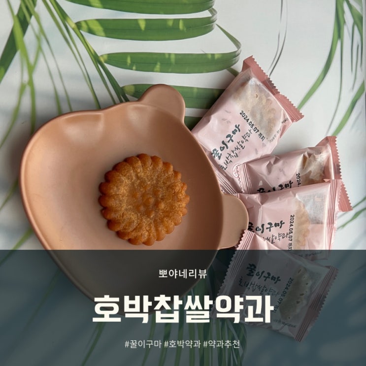  맛있는 약과 꿀이구마 호박 찹쌀약과 달콤 쫀득