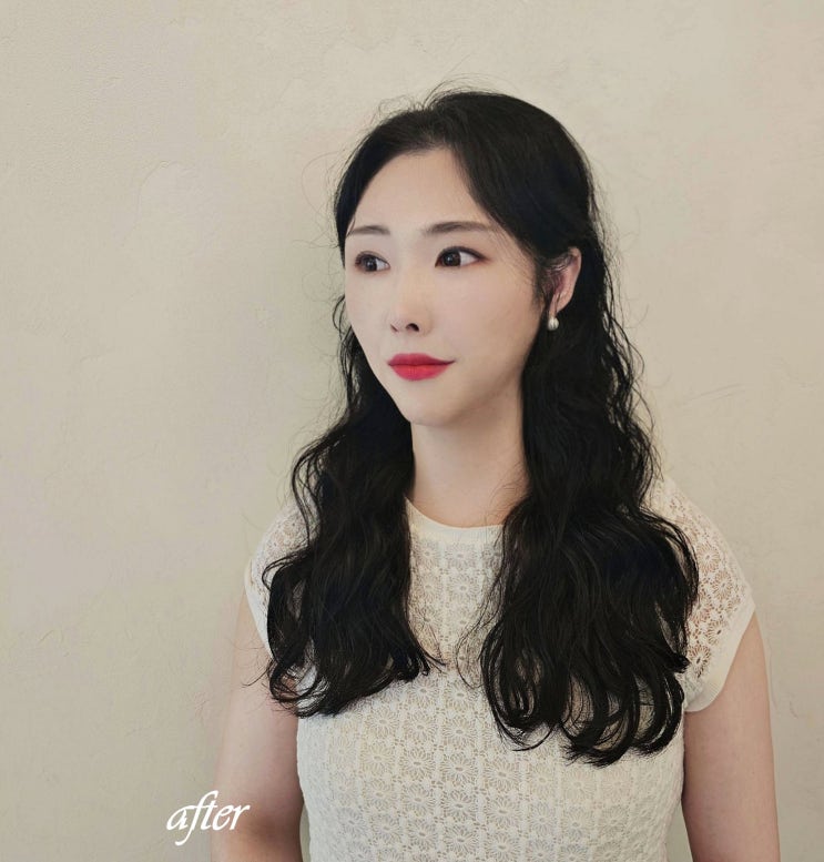  일산 미용실 비키드업 힙삐젤리펌 여름엔 히피펌이지